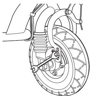 RAZOR E100 GLOW - □ Front Tire Replacement - 1