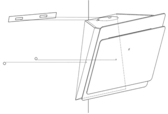 CANDY CVMA70N - Instalace (montáž na stěnu) - 5