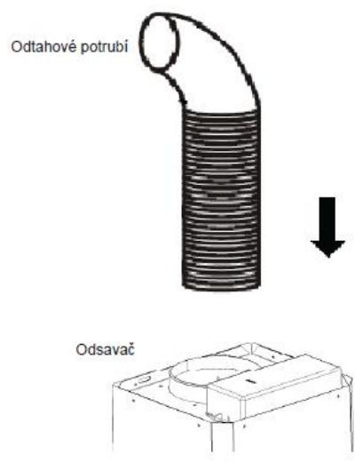 CANDY CVMA70N - Připevněte jegnocestný ventil k vystupu vzduchu odsavače. Poté - 1