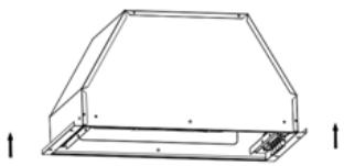 AIRLUX AHF571WH - Instalacao por baixo de uma unidade de parede - 2