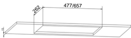 AIRLUX AHF571WH - Fitting under wall unit - 1