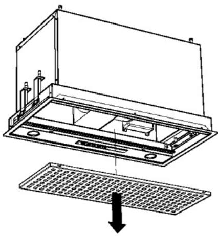 NOVY 828 - Zugang zum Fettfilter - 1