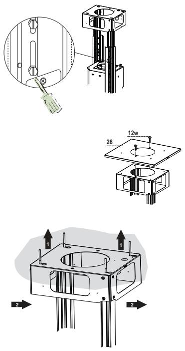 FABER CUBIA ISOLA X - BEVESTIGING FRAME - 1