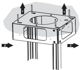 FABER CUBIA ISOLA X - FIJACION DEL ARMAZON - 2