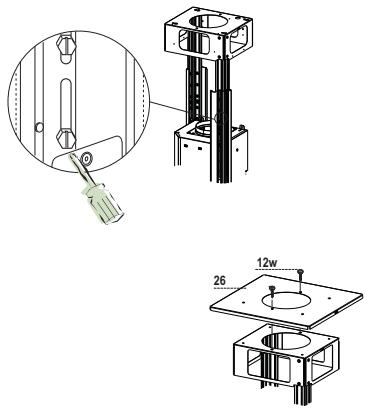 FABER CUBIA ISOLA X - FIJACION DEL ARMAZON - 1