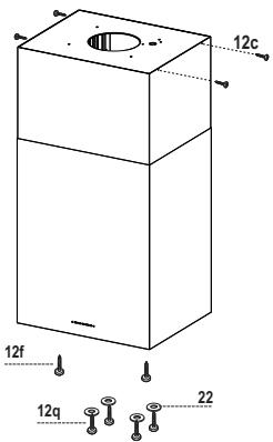 FABER CUBIA ISOLA X - AFSTANDSBEDIERING (OPTIE) - 1