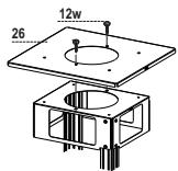 FABER CUBIA ISOLA X - A RACSOZAT RÖGZITÉSE - 2