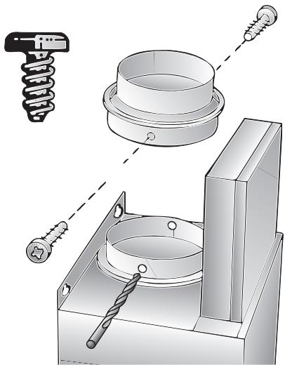 BOSCH DWW096651 - Aansluiting luchtafvoerpijp  120 mm: - 1