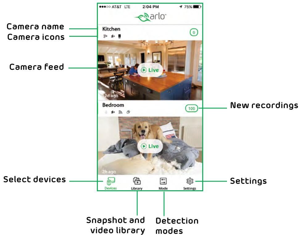 ARLO PRO 2 VMS4430P - View the Devices Page - 1