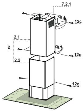 FRANKE FLI625 - Cheminée inférieure - 1