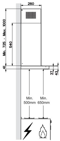 FRANKE FLI625 - Encombrement - 2