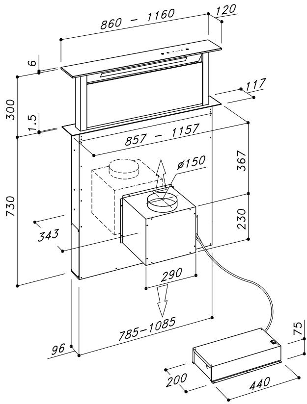 DE DIETRICH DHD7961B - MONTAGGIO DELLACAPPA - 1