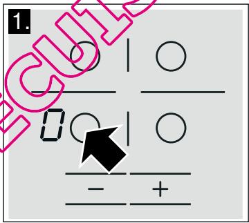 BOSCH PKE611B17E - PKE611BB8E - Impostazione del livello di cottura - 1
