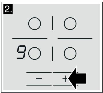 BOSCH PKE611B17E - PKE611BB8E - Régler la position de chauffe - 2