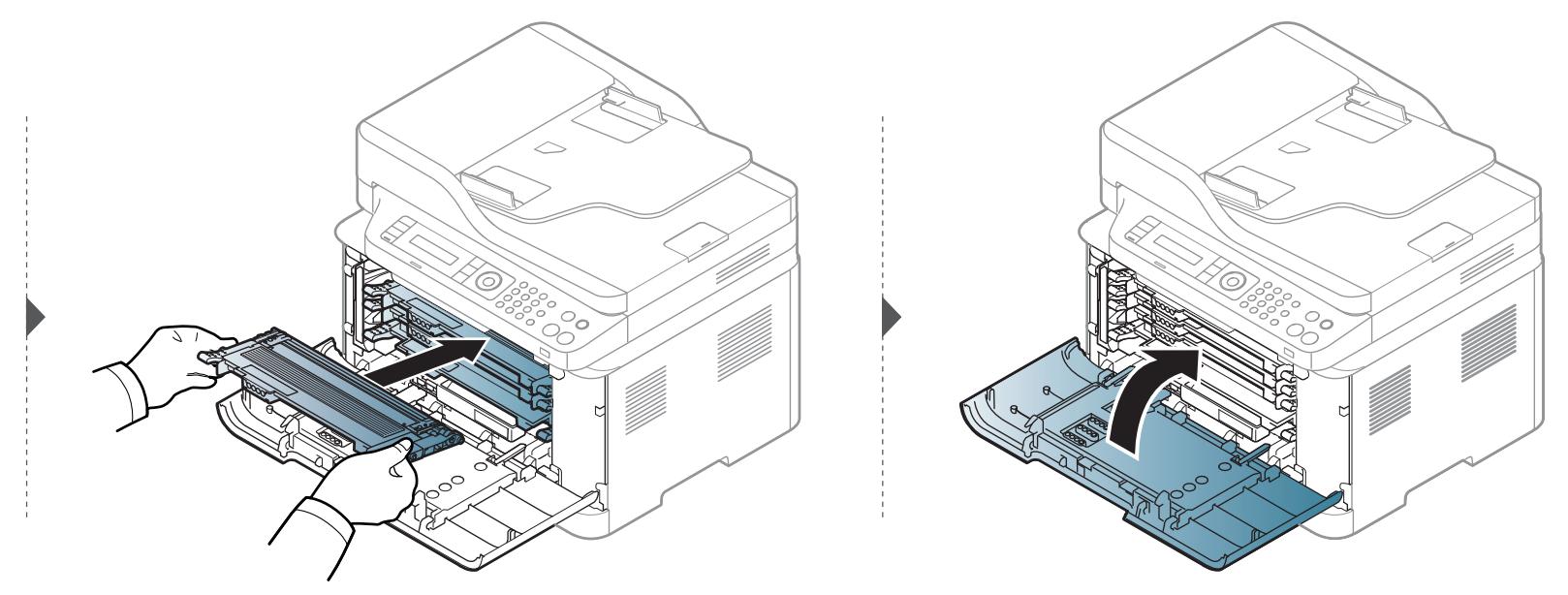 SAMSUNG XPRESS C483W - Redistribution du toner - 4