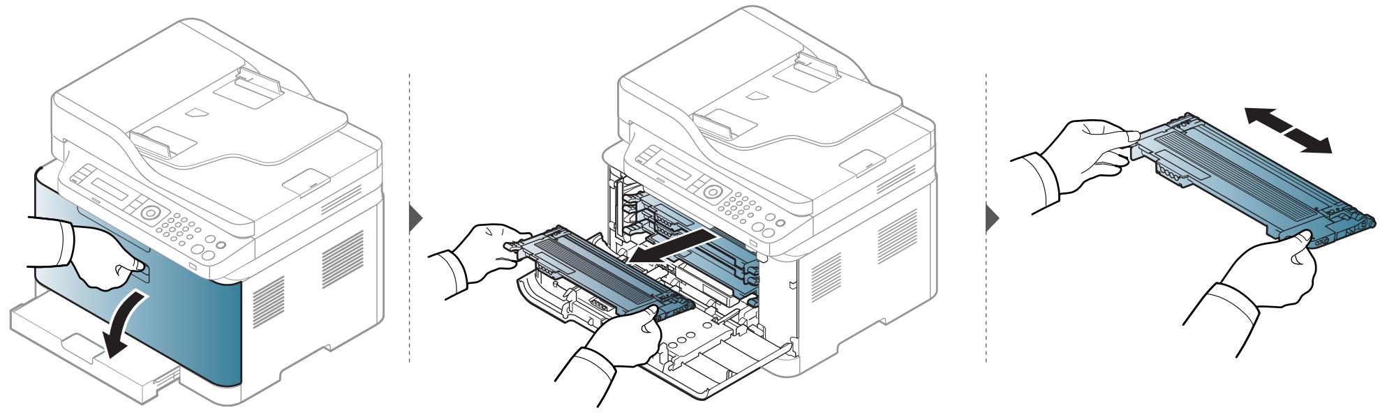 SAMSUNG XPRESS C483W - Redistribution du toner - 3