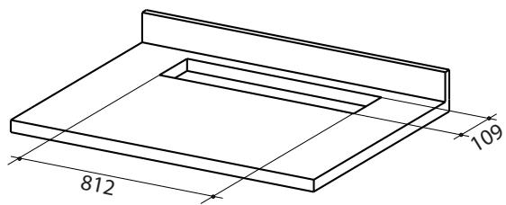 AIRLUX AHV972BK - Foratura Piano di supporto - 1