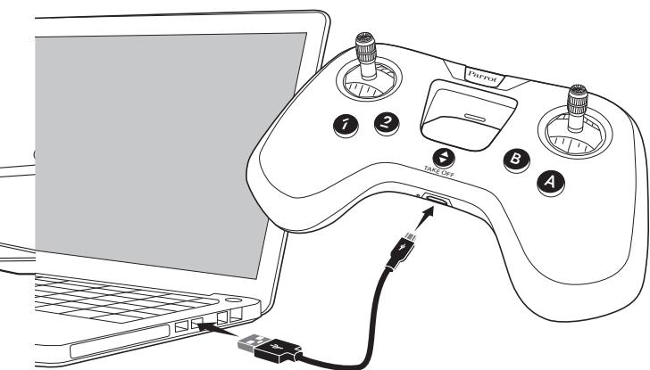 PARROT SWING - CHARGER LA BATTERIE DU PARROT FLYPAD - 1
