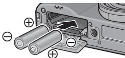 RICOH GR III STREET EDITION - Conseil: insertion et retrait des piles AAA - 1
