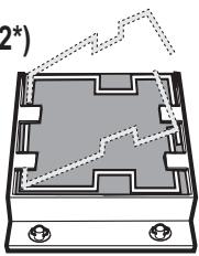 ZANUSSI ZHC92662XA - Type 15 - Filtro al carbón activo NO lavable La saturación del carbón activado ocurre desdenasamasomenos tiempodeuso prolongado,dependiendo del tipo de cocina y de la regularidadde limpieza del filtrodel grasa.En qualquier casoes necasario sustituir el cartucho al menos cada4meses. - 2