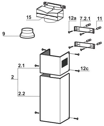 FRANKE FDF9557 - Encombrement - 4