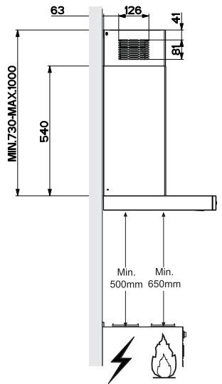 FRANKE FDF9557 - Encombrement - 3