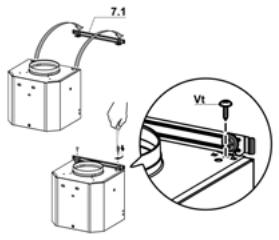 FRANKE FDF9557 - Installation avec support - 1