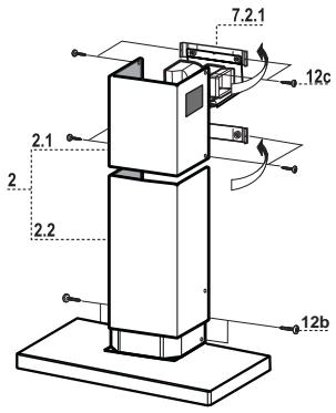 FRANKE FDF9557 - Cheminée inférieure - 1