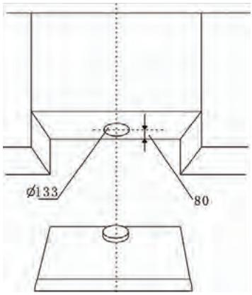 AIRLUX AHC65IX - Installation sous un meuble haut - 1