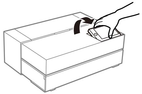 EPSON SC-P700 - Réglage de la position du panneau de commande - 1