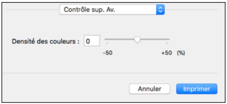 EPSON SC-P700 - Sélection des paramètres de configuration papier - Mac - 1