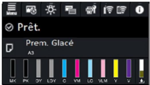 EPSON SC-P700 - Écran d'accueil - 2