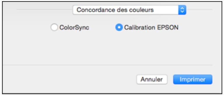 EPSON SC-P700 - Gestion des couleurs - Mac - 1