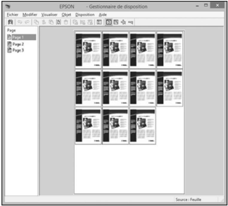 EPSON SC-P700 - Utilisation du Gestionnaire de disposition - Windows - 7