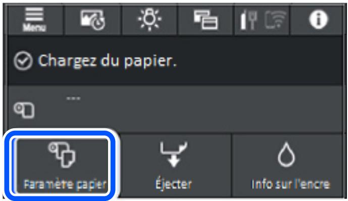 EPSON SC-P700 - Chargement d'un rouleau de papier - 1