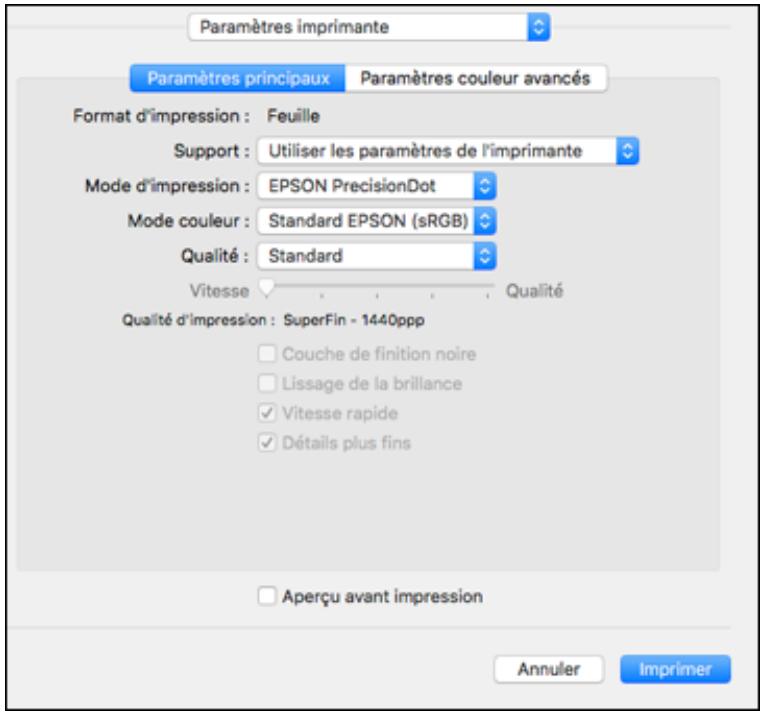 EPSON SC-P700 - Impression de documents ou de photos - Mac - 1