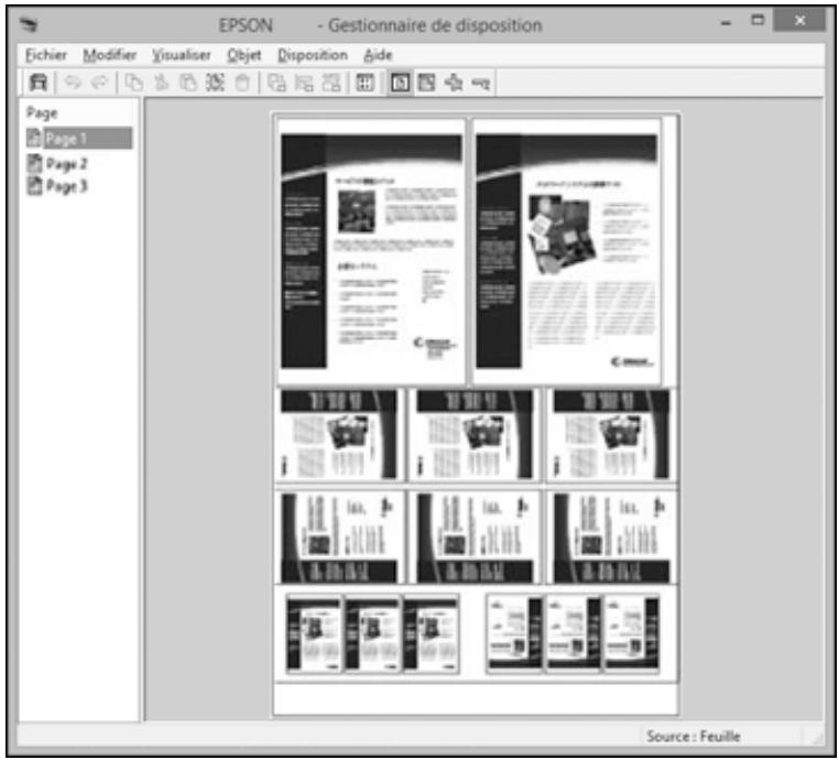 EPSON SC-P700 - Utilisation du Gestionnaire de disposition - Windows - 8