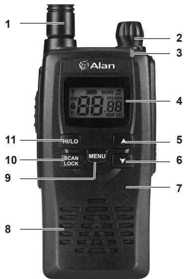 MIDLAND ALAN HP 450-2A - Beschreibung - 1