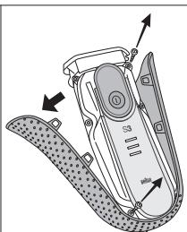 BRAUN SERIES 3 380S-4 - Desmontaje de las baterías - 2
