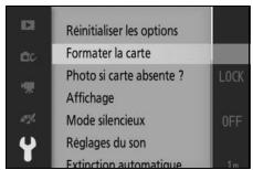 NIKON 1 S2 - Formatage des cartes mémoire - 1