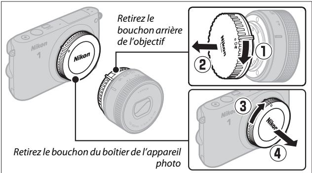 NIKON 1 S2 - Fixez un objectif. - 1