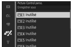 NIKON 1 S2 - Enregistrez le picture control. - 1