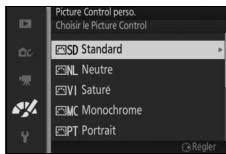 NIKON 1 S2 - Sélectionnez un picture control. - 2