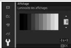 NIKON 1 S2 - Luminosité des affichages - 1