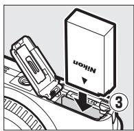 NIKON 1 S2 - Insérez l'accumulateur et une carte mémoire. - 2