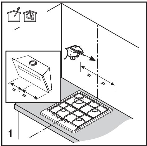 BEKO HCA92741B - Davlumbazin Duvara Montaj Hazirligi - 1