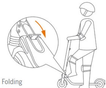 NINEBOT BY SEGWAY KICKTROTTINETTE E25E - Folding and Carrying - 1