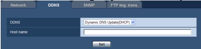 PANASONIC TC0964070-045CE - When using "Dynamic DNS Update(DHCP)" - 1