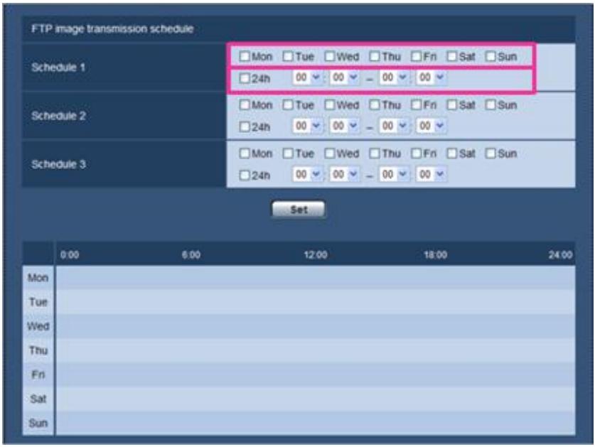 PANASONIC TC0964070-045CE - How to set the schedules - 1