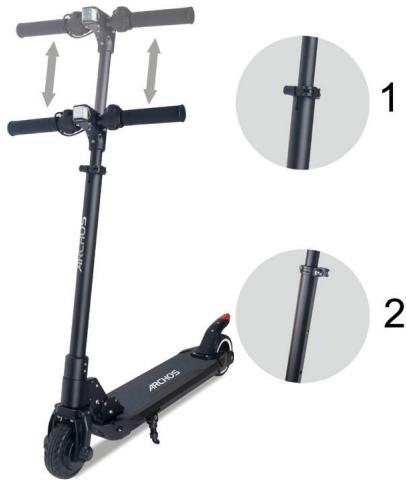 ARCHOS BOLT II - Istallazione del manubrio - 1